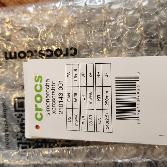 Simone Rochas Crocs Crush Boot Size W8/M6 - Picture 4 of 10